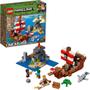 Imagem de Lego Minecraft A Aventura Do Barco Pirata  21152 Original