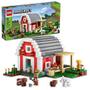 Imagem de LEGO Minecraft O Celeiro Vermelho 21187 Conjunto de brinquedos de construção para crianças, meninas e meninos com idades 9+ (799 peças)