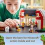 Imagem de LEGO Minecraft O Celeiro Vermelho 21187 Conjunto de brinquedos de construção para crianças, meninas e meninos com idades 9+ (799 peças)