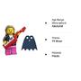 Imagem de LEGO Minifigures Series 20 - Músico com Cabo Azul Bônus