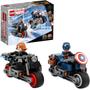 Imagem de LEGO Motocicletas Viúva Negra e Capitão América120Pçs6+76260