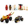 Imagem de Lego Ninjago Batalha Carro e Moto de Kai e Ras 71789 103pcs