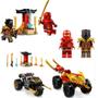 Imagem de LEGO Ninjago Batalha Carro e Moto Kai e Ras 103 Pçs 4+ 71789