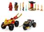 Imagem de LEGO Ninjago - Batalha de Carro e Moto de Kai e Ras - 103 Peças - 71789