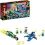 Imagem de LEGO NINJAGO Jay e Lloyd's Velocity Racers 71709 Building Kit para Crianças e Brinquedos Quentes, Nova 2020 (322 Peças)