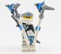 Imagem de LEGO Ninjago Segredos do Spinjitzu Proibido: Zane Minifig com armas