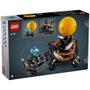 Imagem de Lego technic 42179 planeta terra e lua em orbita