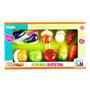Imagem de Legumes De Brinquedo Com tiras autocolantes Para Cortar Multikids - BR1109