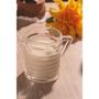 Imagem de Leiteira Jarra de Vidro Com Alça Colméia 340ml Lyor