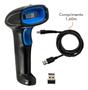 Imagem de Leitor Código De Barra Laser Wireless Sem Fio Usb
