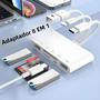 Imagem de Leitor De Cartão SD Universal 8 Em 1 Hub USB Para iPhone iPad MacBook Lightning USB Tipo C