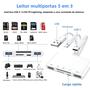 Imagem de Leitor De Cartão SD Universal 8 Em 1 Hub USB Para iPhone iPad MacBook Lightning USB Tipo C