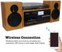 Imagem de Leitor de CD Bluetooth com Mesa Giratória Boytone BT-28SPW - com Alto-Falantes