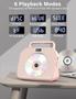 Imagem de Leitor de CD de Mesa com Bluetooth e Alto-Falantes Duplos - Design Rosa