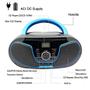 Imagem de Leitor de CD portátil Boombox LONPOO lilith123 Rádio FM Bluetooth