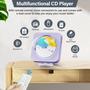 Imagem de Leitor de CD Portátil com Bluetooth - Para Casa e Escritório