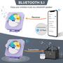 Imagem de Leitor de CD Portátil com Bluetooth - Para Casa e Escritório