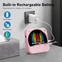 Imagem de Leitor de CD Portátil ENVYCLOUD Mini - com Bluetooth e Design Rosa