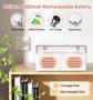 Imagem de Leitor de CD Portátil Mangostan com Alto-Falantes Hi-Fi Duplos e Bluetooth - Branco