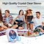 Imagem de Leitor de CD Portátil MICOCIOUS com Bluetooth e Rádio FM