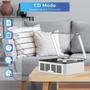 Imagem de Leitor de CD Portátil WSJSYH YR-Q800 com Rádio FM e Bluetooth - Branco