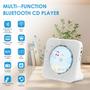 Imagem de Leitor de CD Qoosea com Bluetooth para Desktop - Alto-Falantes Embutidos