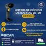 Imagem de Leitor de Codigo de Barras C3Tech, 1D, Sensor a Laser, USB - LB-40BK