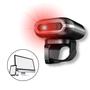 Imagem de Leitor de Codigo de Barras Qr Code de Dedo Bluetooth sem Fio