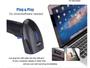 Imagem de Leitor De Código De Barras Sem Fio Usb Com Conector Pra Pc Notebook