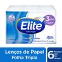 Imagem de Lenço De Bolso Pocket de Seda Folha Tripla 6 Pacotes Com 10 Folhas C/ Tecnologia Soft Touch