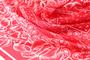 Imagem de Lenço de cabelo de seda, lenço de cabeça quadrado 70x70cm para mulheres/homens, vermelho