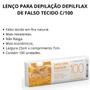 Imagem de Lenço para depilação depilflax de falso tecido c/100