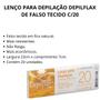 Imagem de Lenço para depilação depilflax de falso tecido c/20