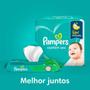 Imagem de Lenço Umedecido Pampers Aloe Vera com 4 Pacotes 48 Unidades Cada