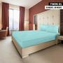 Imagem de Lençóis com elástico Utopia Bedding Twin XL, pacote com 2 unidades, azul spa