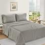 Imagem de Lençóis de cama LANE LINEN 100% algodão egípcio 1000TC Twin Set