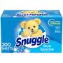 Imagem de Lençóis Secadores Snuggle Amaciante Blue Sparkle - Pacote com 200 Unidades