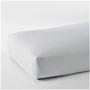 Imagem de Lençol Avulso Cama Box Solteiro Com Elástico Percal 180 Fios com 30cm Altura Branco