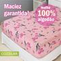 Imagem de Lençol Avulso Casal Malha 100% Algodão Estampado Com Elástico