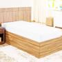 Imagem de Lençol avulso com elástico colchão viuva solteiro super king size 150 fios reforçado 1,00x2,00x0,40 altura (branco)
