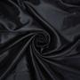 Imagem de Lençol Avulso Com Elástico Solteiro Cetim Seda Preto Brilho
