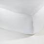 Imagem de Lençol Avulso King Size com Elástico- Branco - Percal 200 fios 100% algodão - 193 X 203 X 30