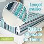 Imagem de Lençol Avulso Queen Estampado COZZILAR - Malha 100% Algodão com Elástico, Conforto e Ajuste Perfeito