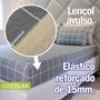 Imagem de Lençol Avulso Queen Estampado COZZILAR - Malha 100% Algodão com Elástico, Conforto e Ajuste Perfeito