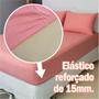 Imagem de Lençol Avulso Queen Malha 100% Algodão Liso Com Elástico