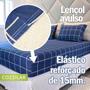 Imagem de Lençol Avulso Solteiro Malha 100% Algodão Estampado Com Elástico