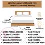 Imagem de Lençol Cama Box Casal 400 Fios Sem Elástico Toque Aveludado Lindo e Macio