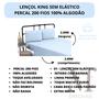 Imagem de Lençol Cama Box King 01 Peça Percal 200 Fios Liso SEM ELÁSTICO 100% Algodão PREMIUM Avulso