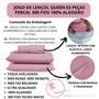 Imagem de Lençol Cama de Queen Size 03 peças com Elástico Percal 300 Fios 100% Algodão