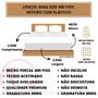 Imagem de Lençol Cama Super King com Elástico 400 Fios Micro Percal Aveludado Cama Box